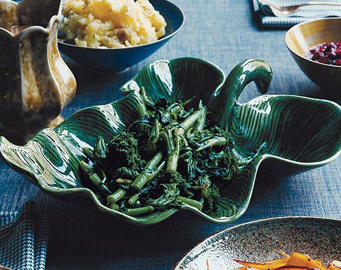 Sautéed broccoli rabe