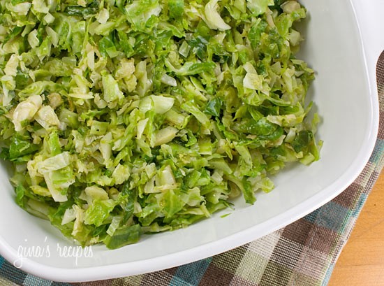 Sautéed Brussels sprouts