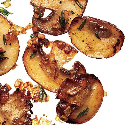 Sautéed butter-thyme mushrooms