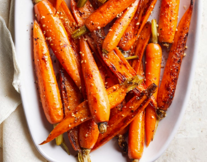 Sautéed carrots with gomasio