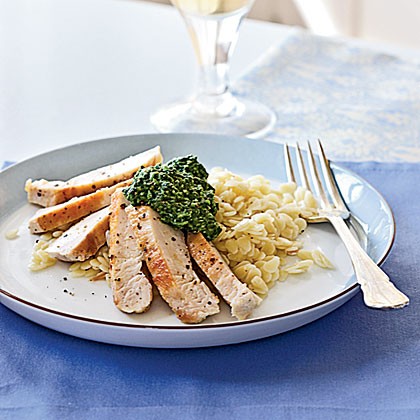 Sautéed chicken breasts