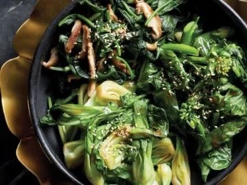 Sautéed Chinese greens trio