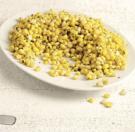 Sautéed corn with garlicky brown butter
