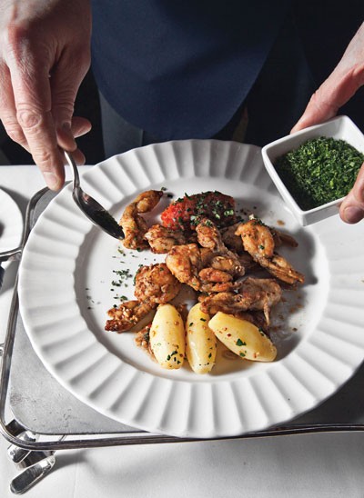 Sautéed frogs’ legs (Cuisses de grenouille à la Provençale) 