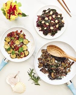 Sautéed garlic-rosemary mushrooms