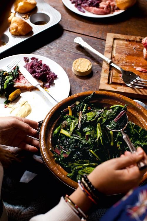 Sautéed greens