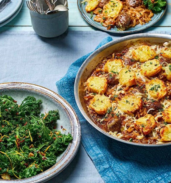 Sautéed kale with garlic, chilli and lemon