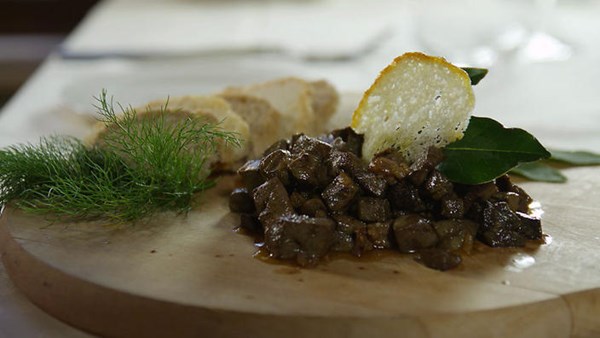 Sautéed lamb offal (Coratella di agnello)