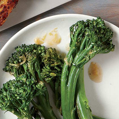Sautéed lemony broccolini