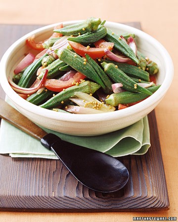 Sauteed okra and tomatoes