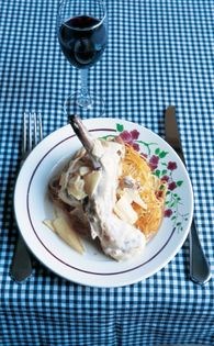 Sautéed rabbit with Riesling (Lapin sauté au Riesling)