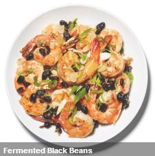 Sautéed shrimp with fermented black beans