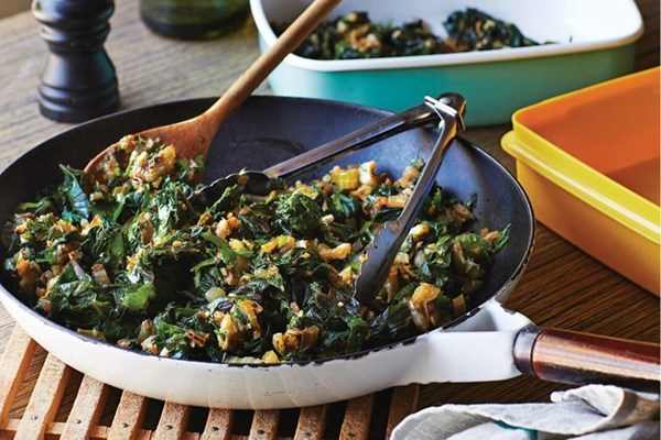 Sauteed silverbeet