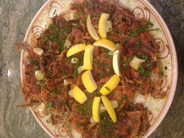 Sautéed soft-shell crabs