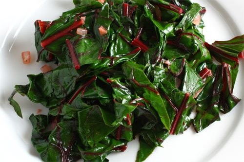 Sauteed Swiss chard