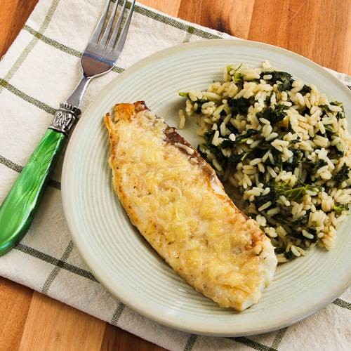 Sautéed tilapia with Parmesan crust