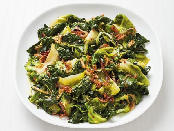 Sautéed winter greens
