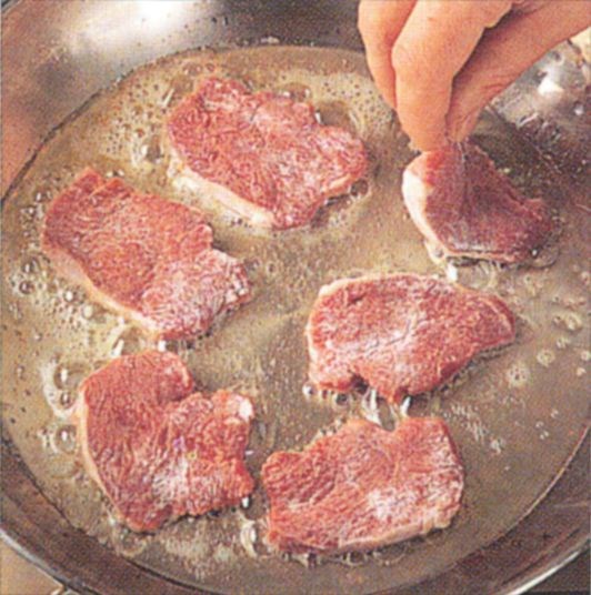 Sautéing tender cuts of lamb