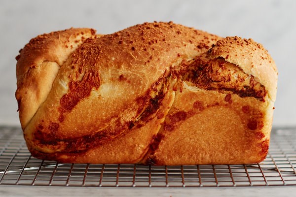 Savory babka with ricotta and herbs