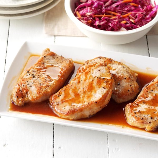 Savory beer pork chops 