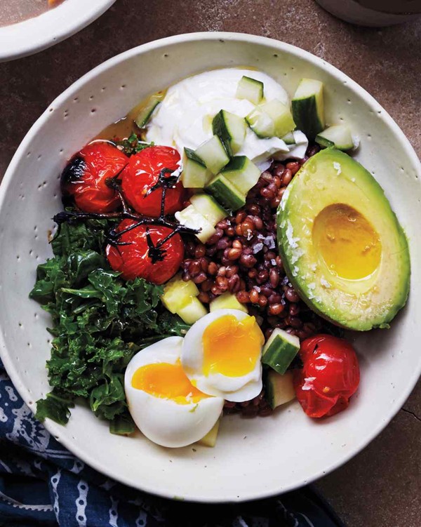 Savory breakfast bowl