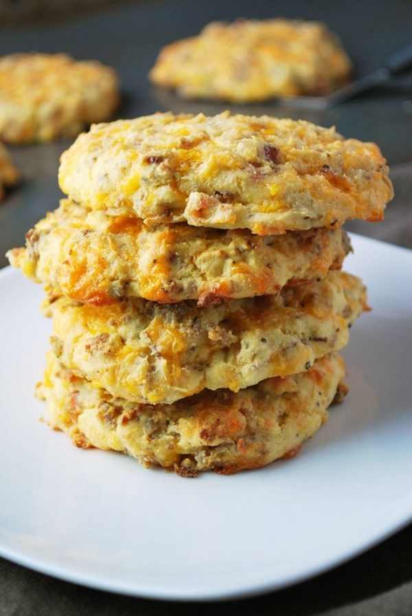Savory breakfast cookies