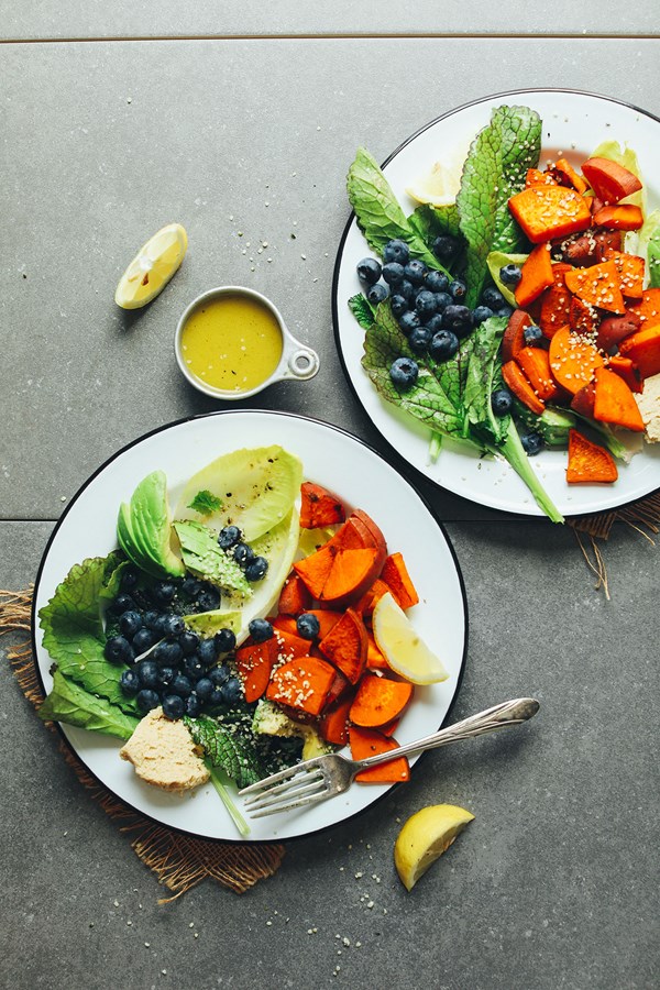 Savory breakfast salad