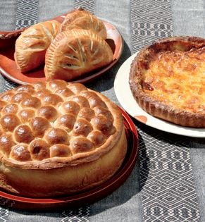 Savory brioche empanadas