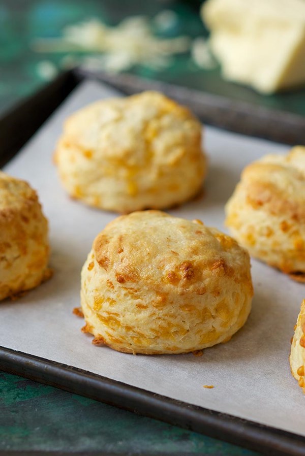 Savory cheddar cheese biscuits
