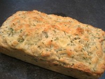 Savory cheese and chive bread