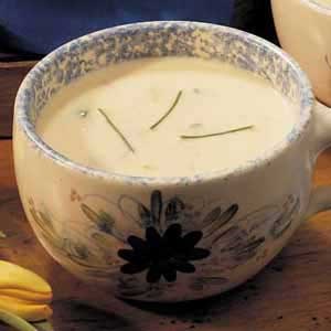 Savory cheese soup