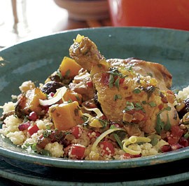 Savory lemon garnish