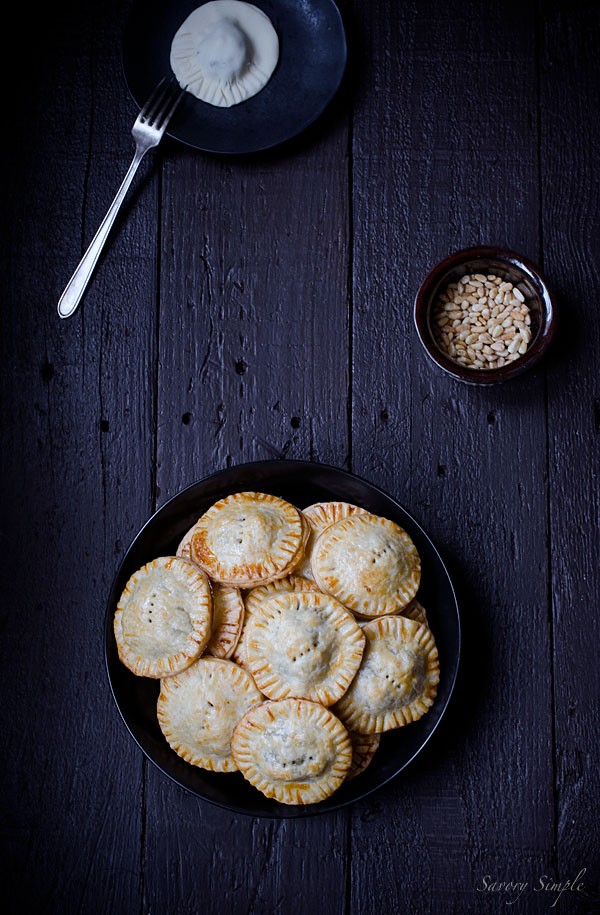 Savory meat and mushroom hand pies