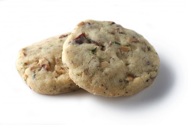 Savory pecan, Parmesan and thyme shortbread