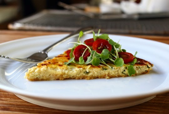 Savory ricotta tart