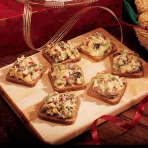 Savory rye snacks