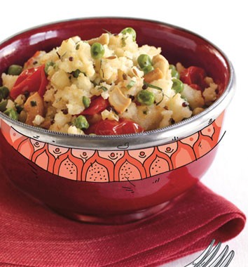 Savory semolina