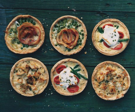 Savory summer tarts