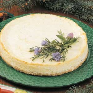 Savory Swiss cheesecake