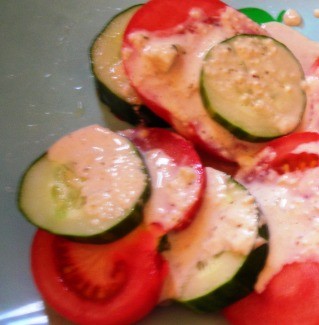 Savory yogurt sauce
