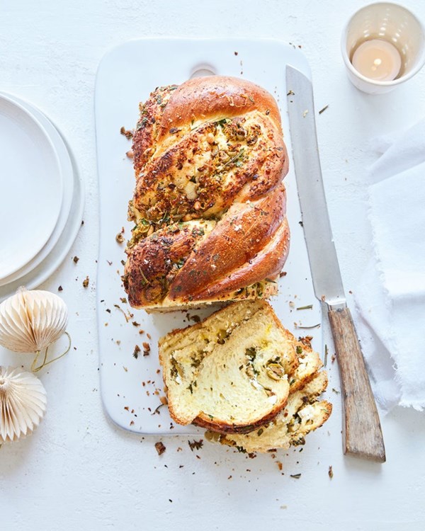 Savoury babka loaf