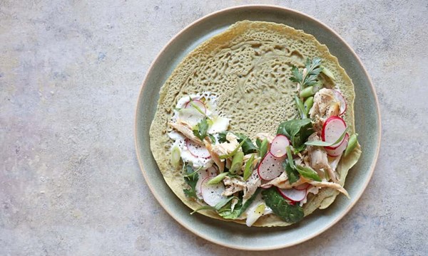 Savoury crepe wraps