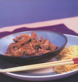 Savoury duck with oyster sauce