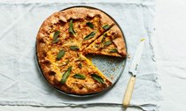 Savoury Gruyere and pumpkin pie