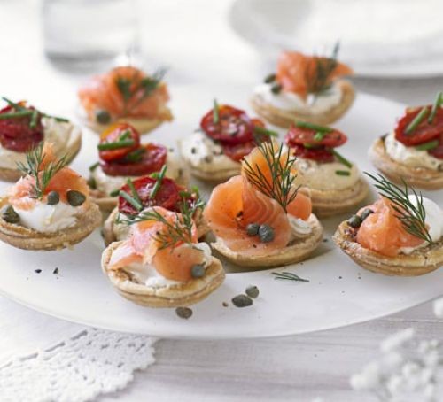 Savoury Parmesan tartlets