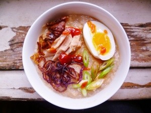 Savoury rice porridge