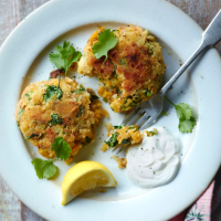 Savoury swede cakes