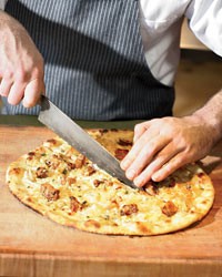 Savoy-cabbage-and-sunchoke pizzas