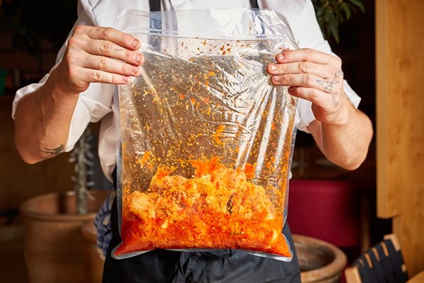 Savoy cabbage kimchi