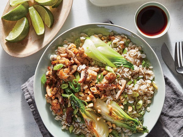 Scallion-and-cilantro barley